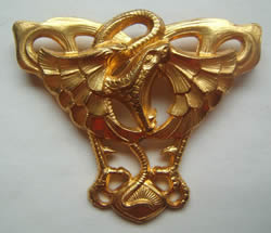 Fake Rene Lalique Snake Brooch
